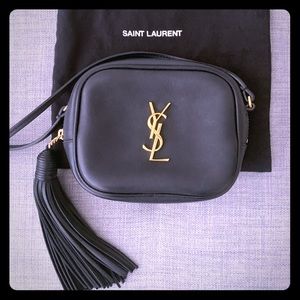 YSL Blogger crossbody bag pre-owned with dustbag.